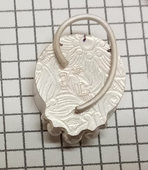 Judy Larson's Split Bead Earrings - Shaping and Preparing the Back Wire, Contemporary Wire Jewelry, Filing, Finishing, , sanding, filing, polishing, shaping wire to fit the back of the pendant